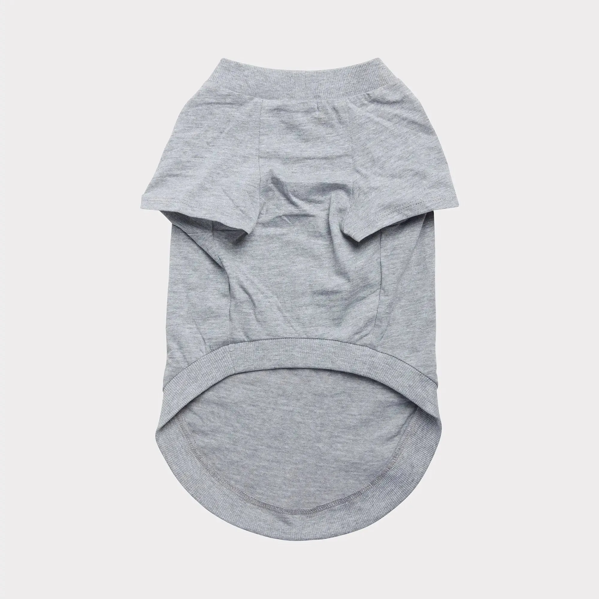 Graphic Tee Dog T-Shirt | Heather Grey