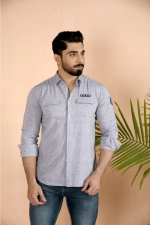 Grey Casual Shirt FS