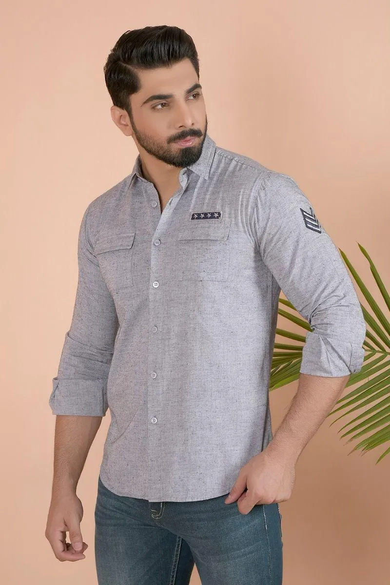 Grey Casual Shirt FS