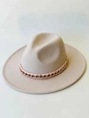 H30 CHUNKY CHAIN FEDORA