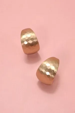 Hammered Chunky Hoop
