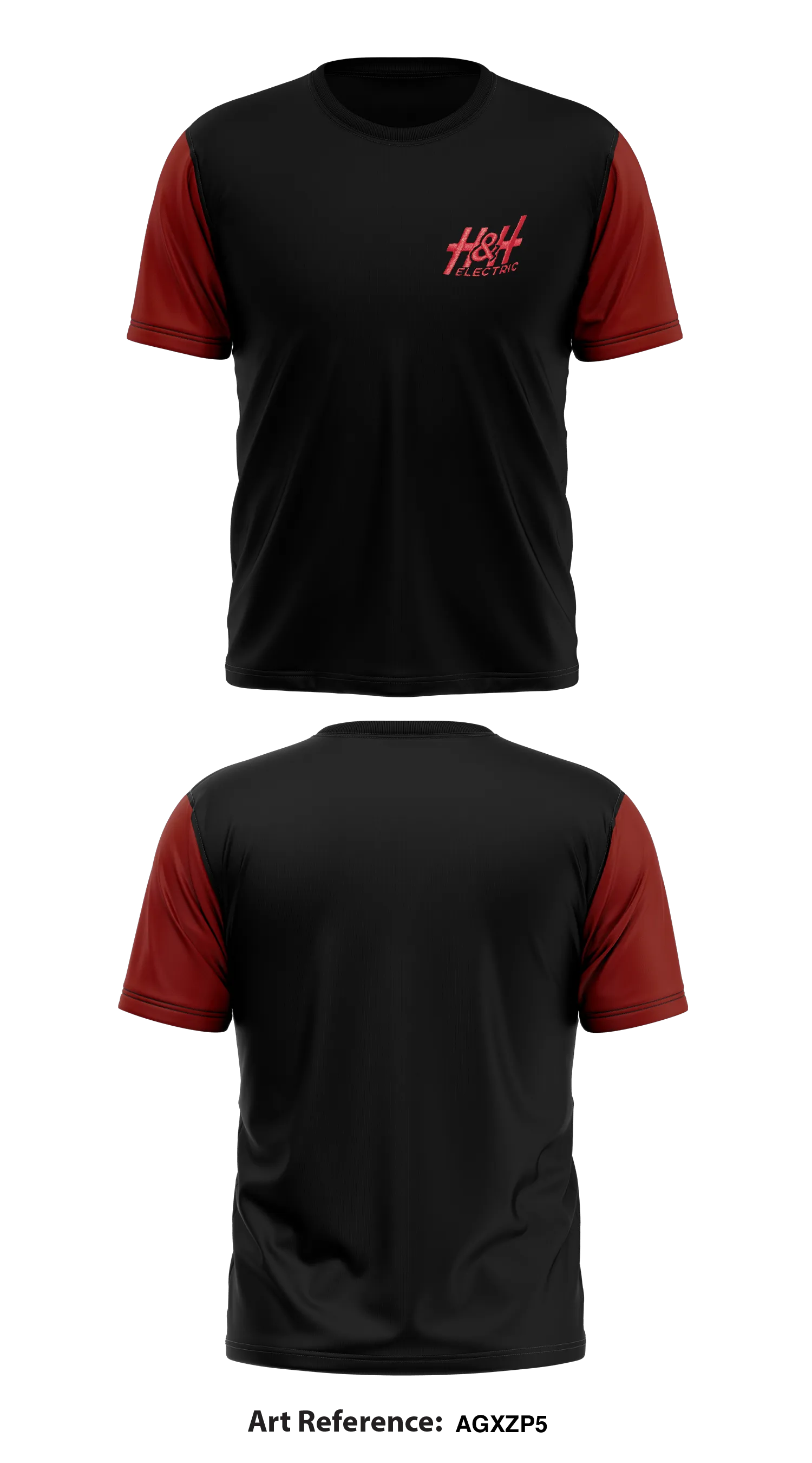 H&H Electric Core Men's SS Performance Tee - agxZP5