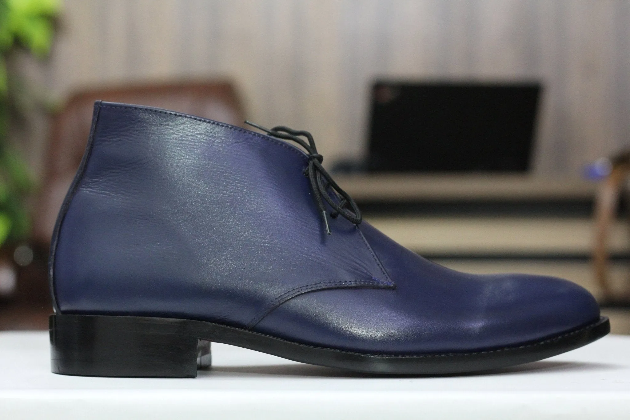 Handmade Chukka Boots, Leather Boots For Men's