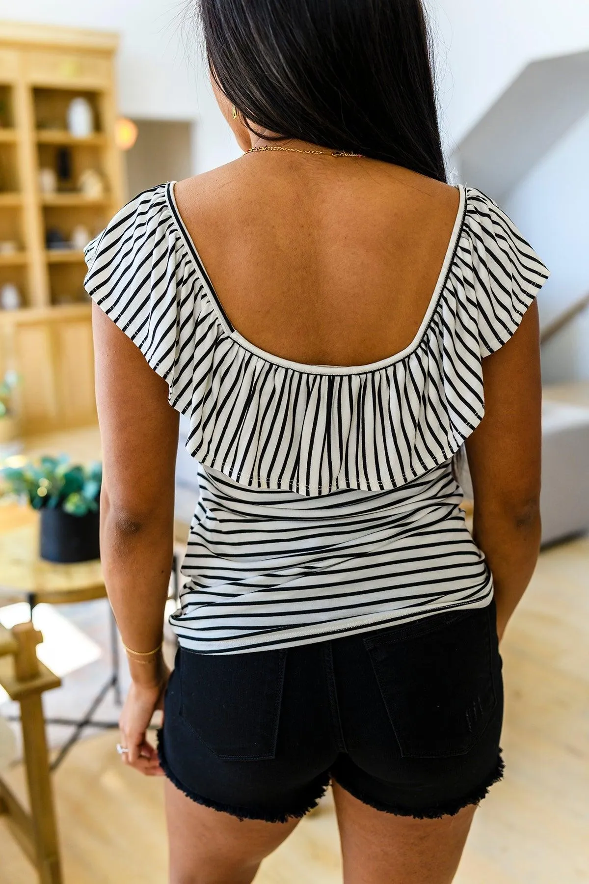 Hazel Blues® |  Extra Time Striped Top