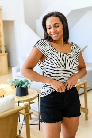 Hazel Blues® |  Extra Time Striped Top