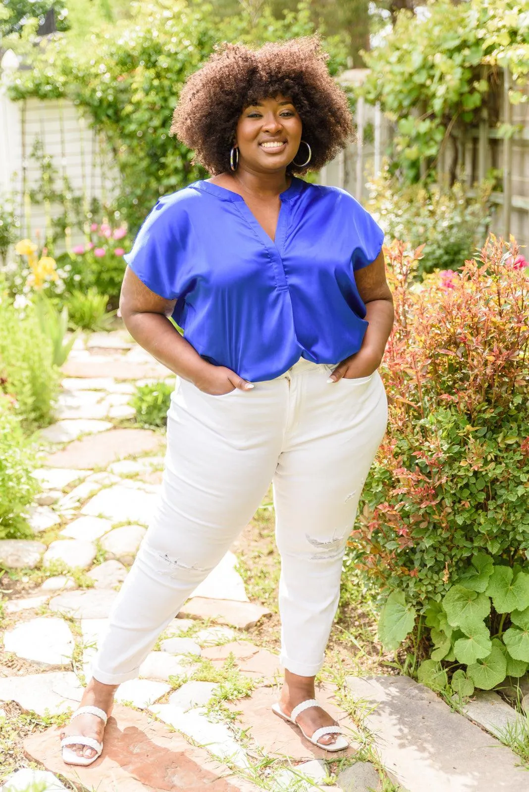 Hazel Blues® | Isn't it Ironic Shirt in Blue