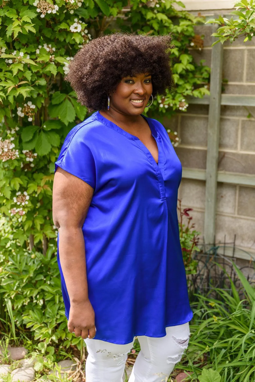 Hazel Blues® | Isn't it Ironic Shirt in Blue