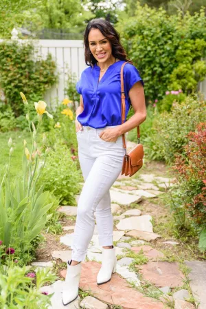 Hazel Blues® | Isn't it Ironic Shirt in Blue