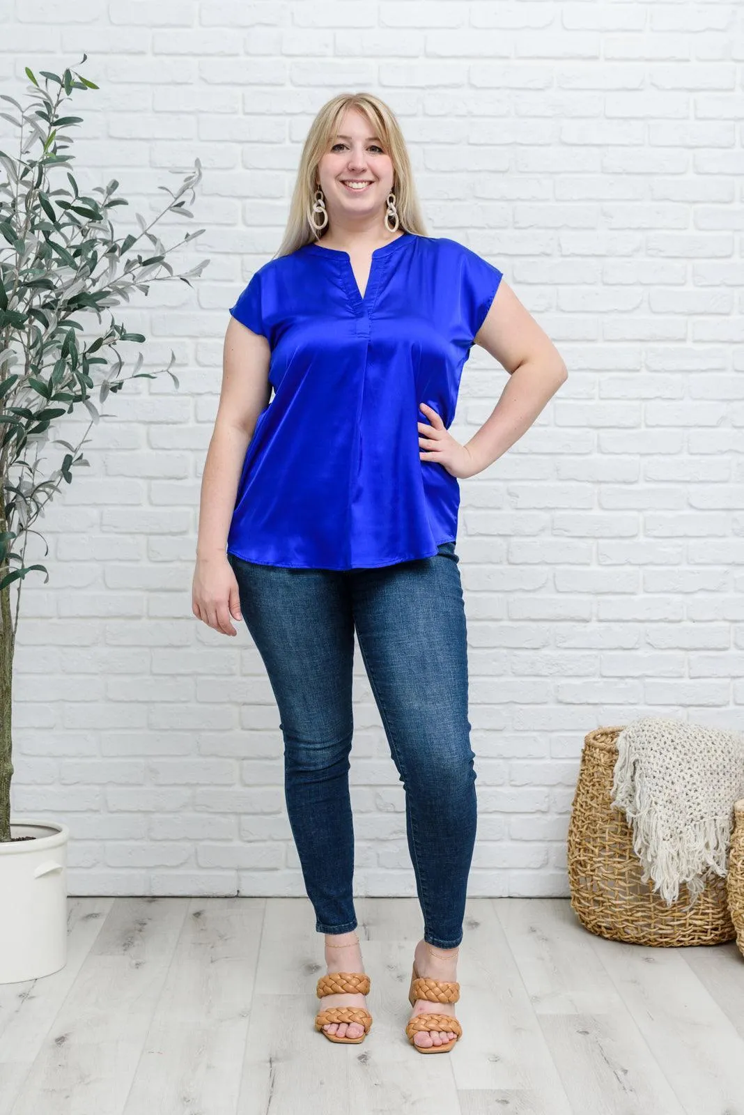 Hazel Blues® | Isn't it Ironic Shirt in Blue