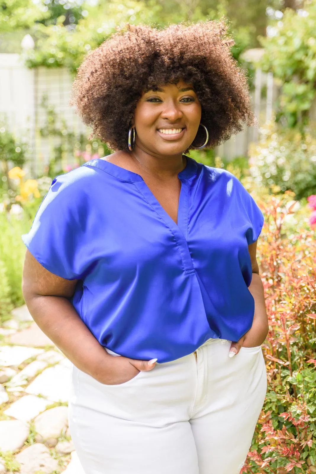 Hazel Blues® | Isn't it Ironic Shirt in Blue