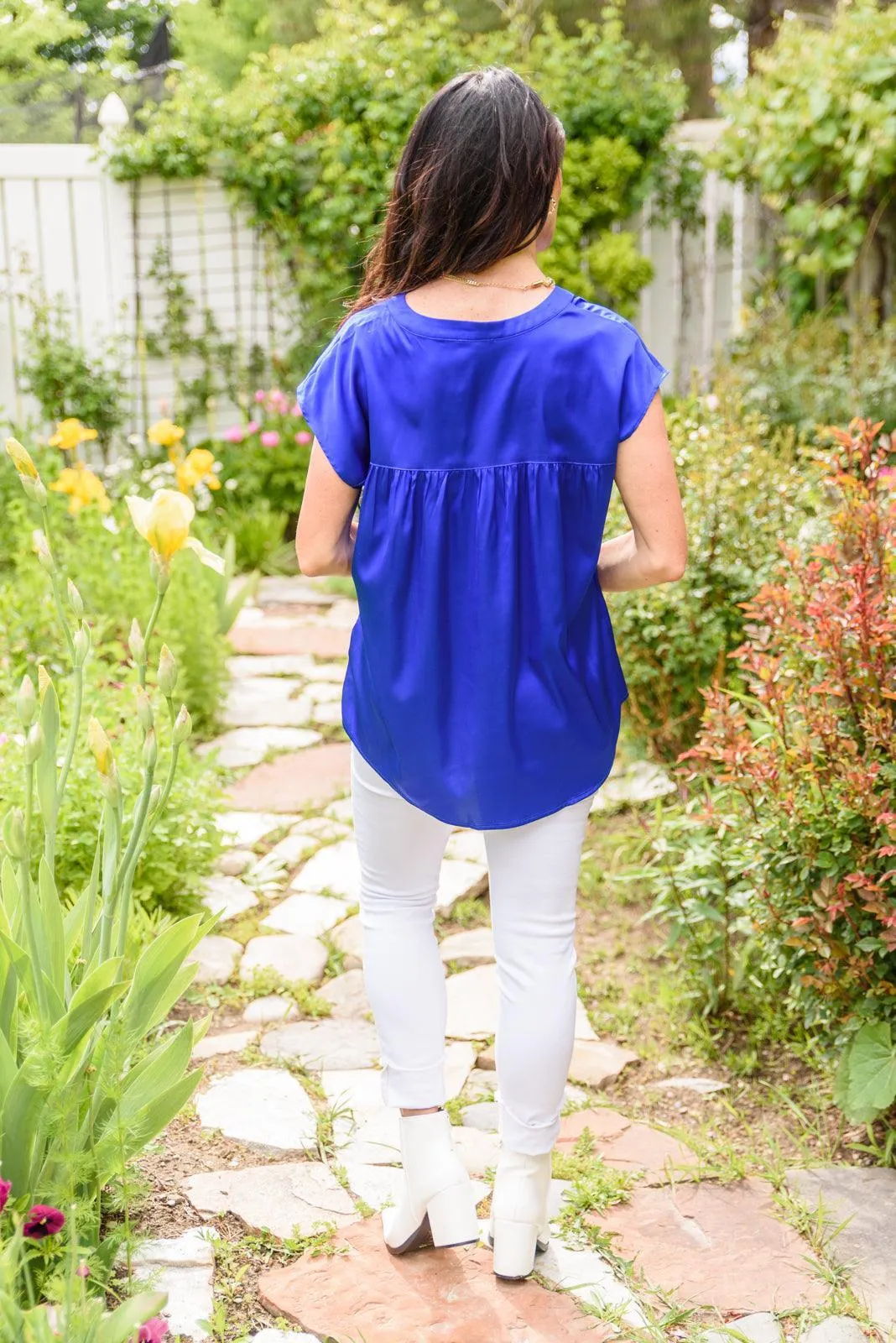 Hazel Blues® | Isn't it Ironic Shirt in Blue