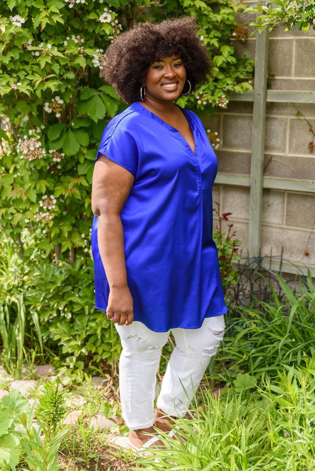 Hazel Blues® | Isn't it Ironic Shirt in Blue