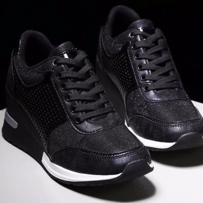 High Heeld Wedge Sneakers For Women-unitmotor™