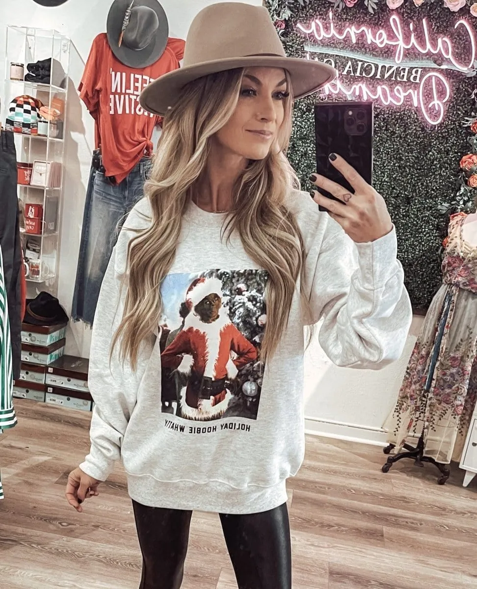 Holiday Hoobie Whatty Grinch Sweatshirt