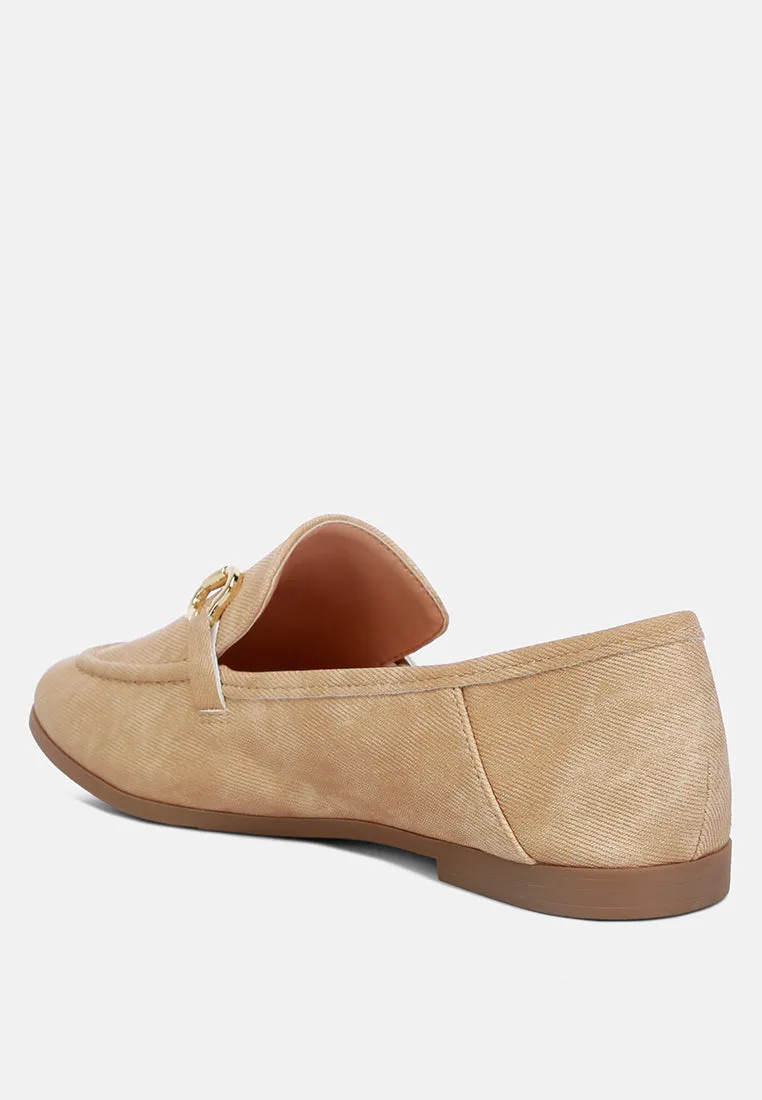 Horsebit Canvas Loafers By Ruw