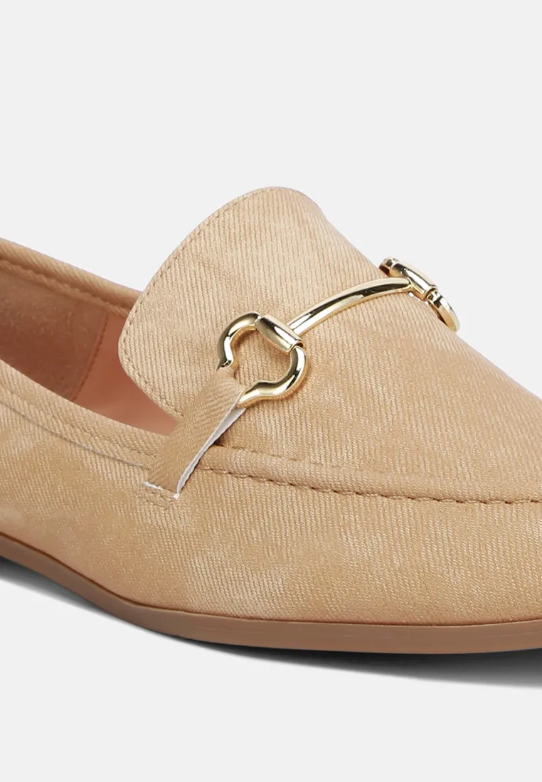 Horsebit Canvas Loafers By Ruw