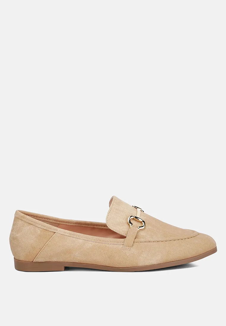 Horsebit Canvas Loafers By Ruw
