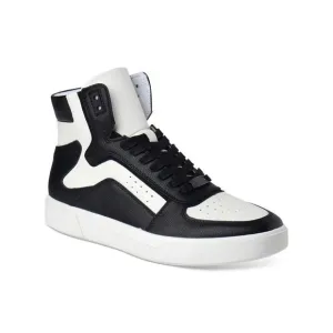 INC Mens Black Comfort Keanu Round Toe Platform Athletic Sneakers Shoes 7 M