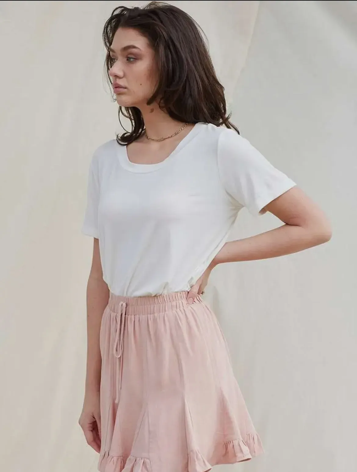 Ivory Bamboo Casual Top