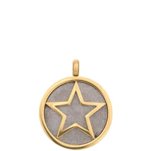 iXXXi Glamour Star Pendant Charm - Two Tone