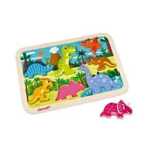 Janod Chunky Dinosaurs Puzzle