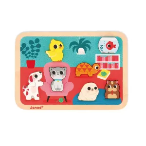 Janod Pets Chunky Puzzle