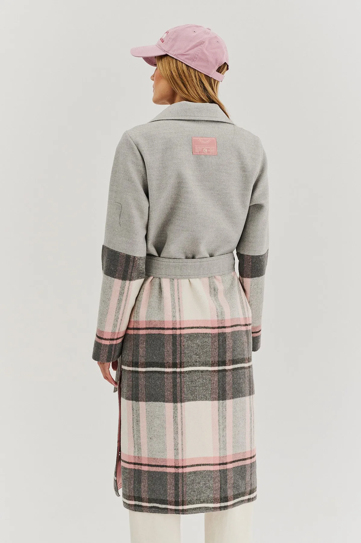 Juliette combined fabric coat