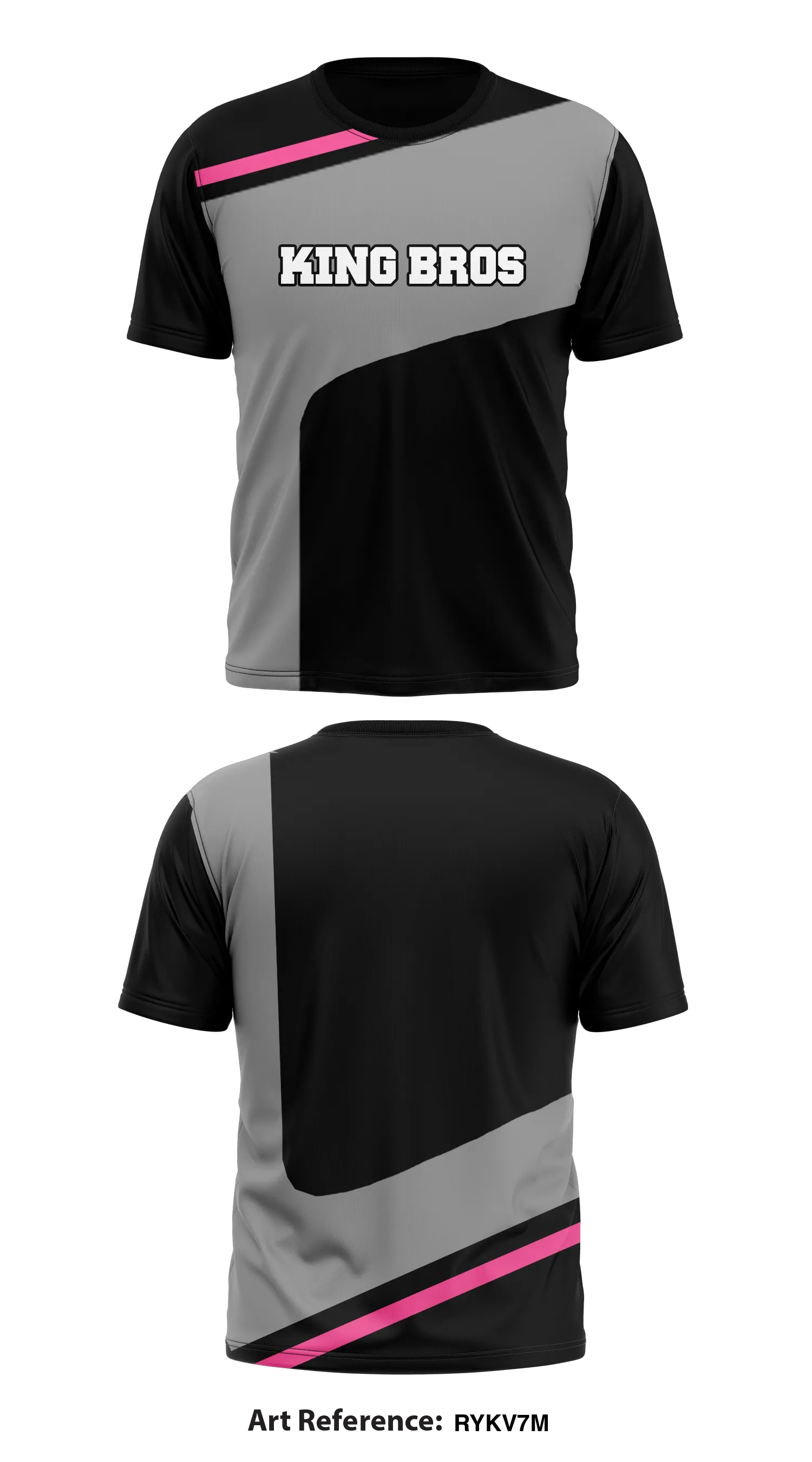 King Bros 1 Core Men's SS Performance Tee - RykV7m