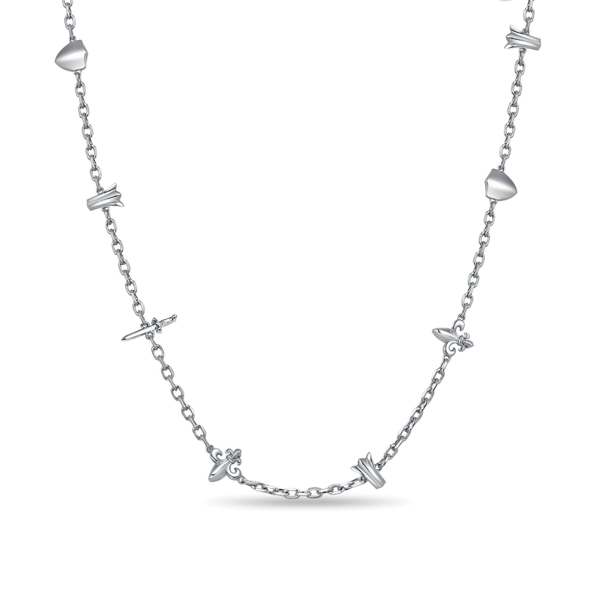 Knight Fleur de lis Adjustable Chain - 3mm