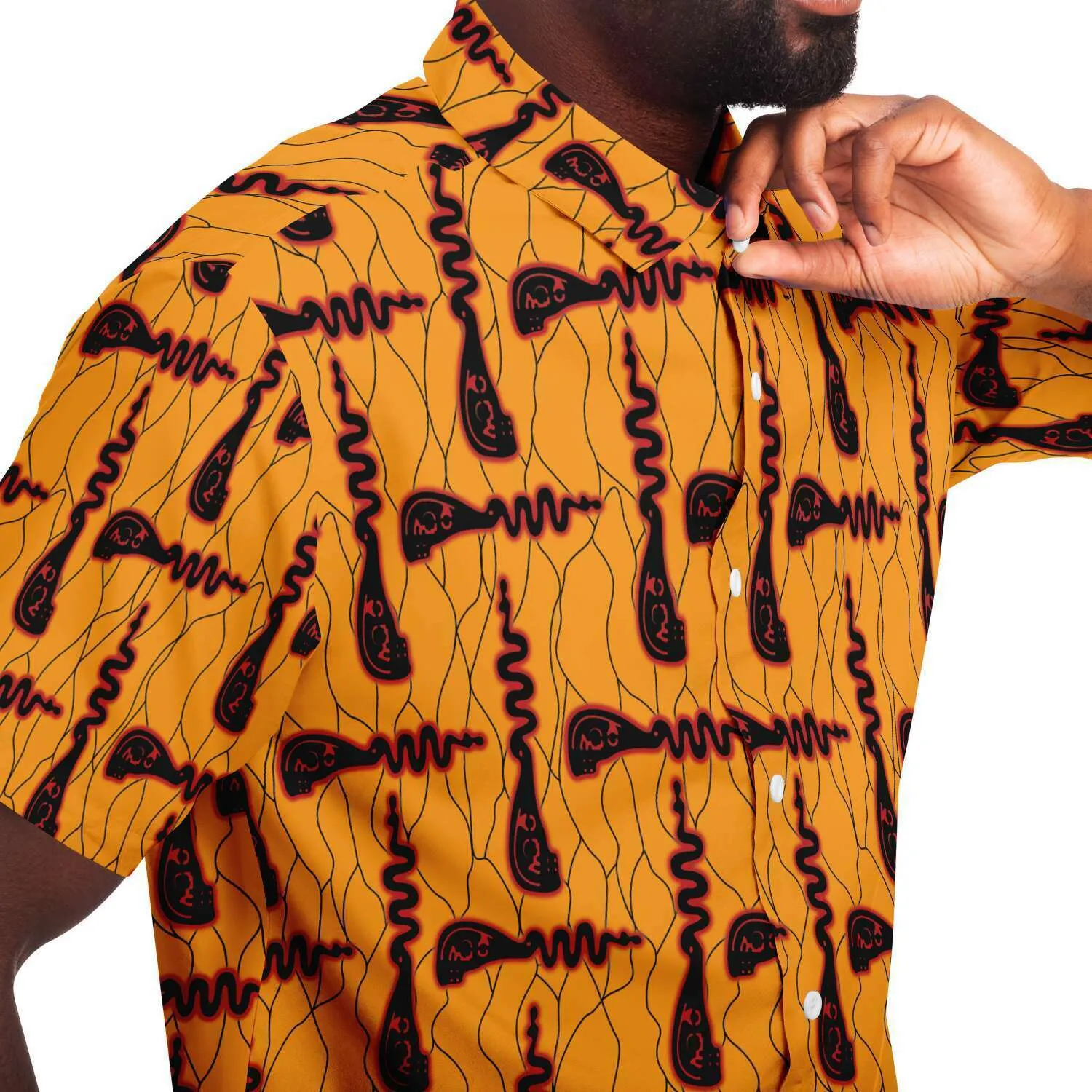 Koze African Print Short Sleeve Shirt