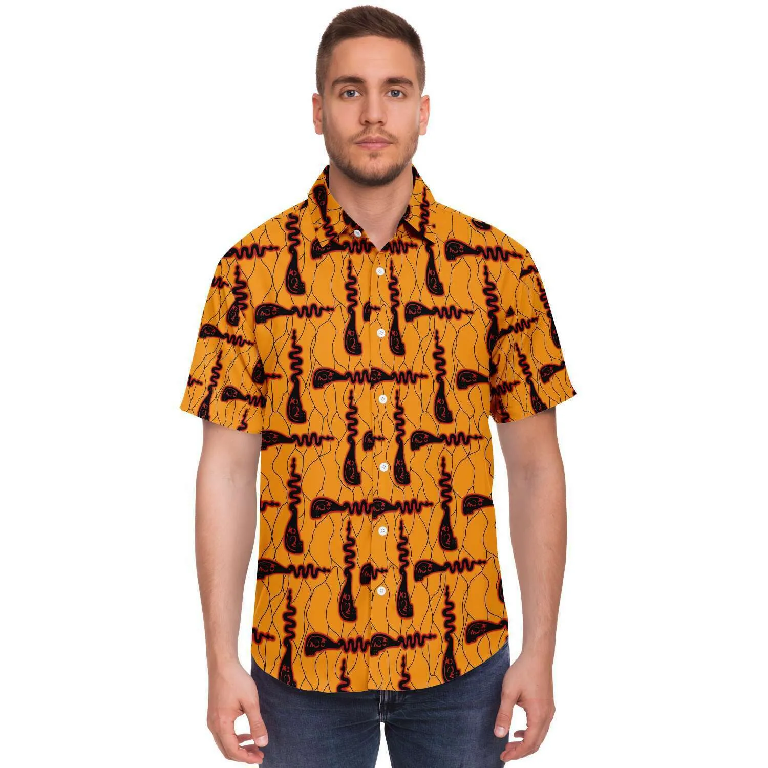 Koze African Print Short Sleeve Shirt
