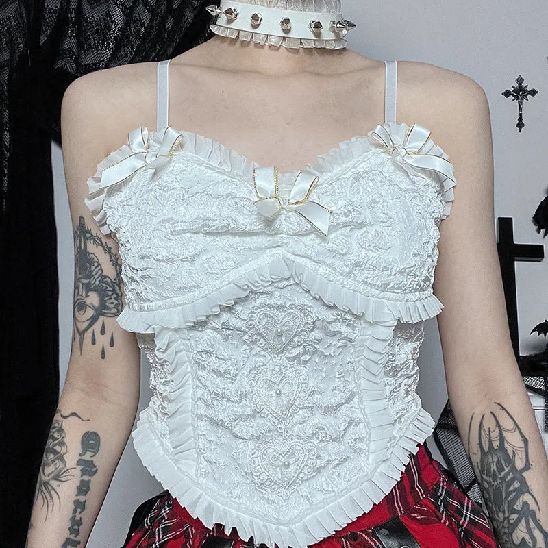 Lace Chic White Top