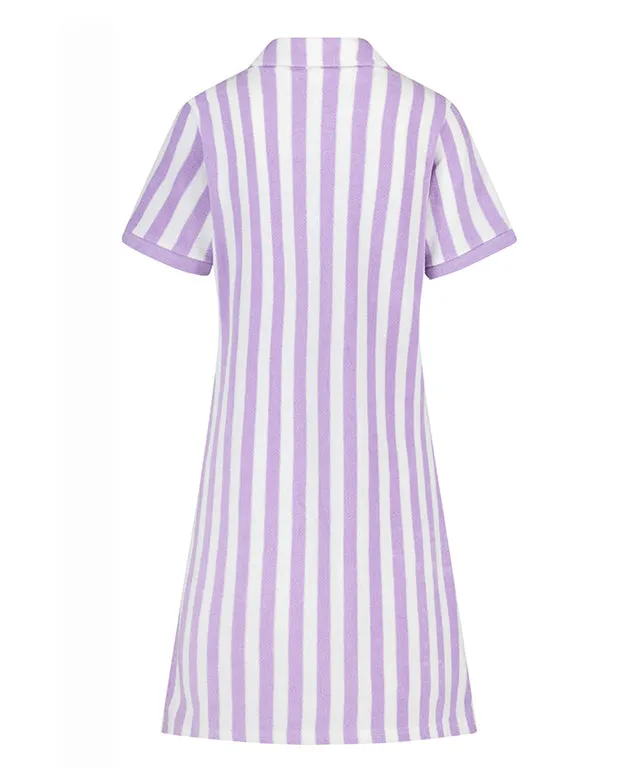 LE SONNET Sporty Terry One-piece - Lavender