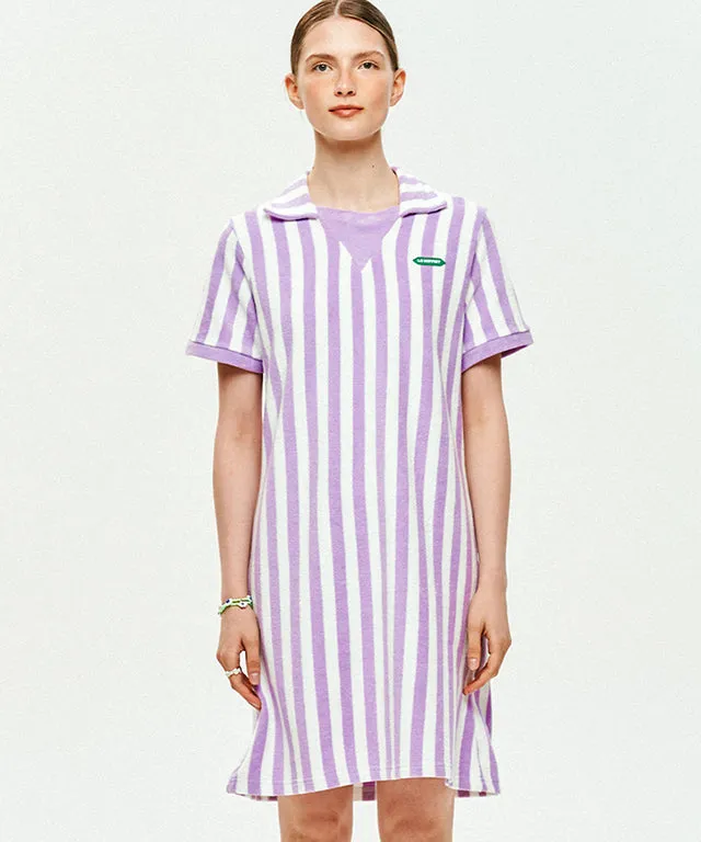 LE SONNET Sporty Terry One-piece - Lavender