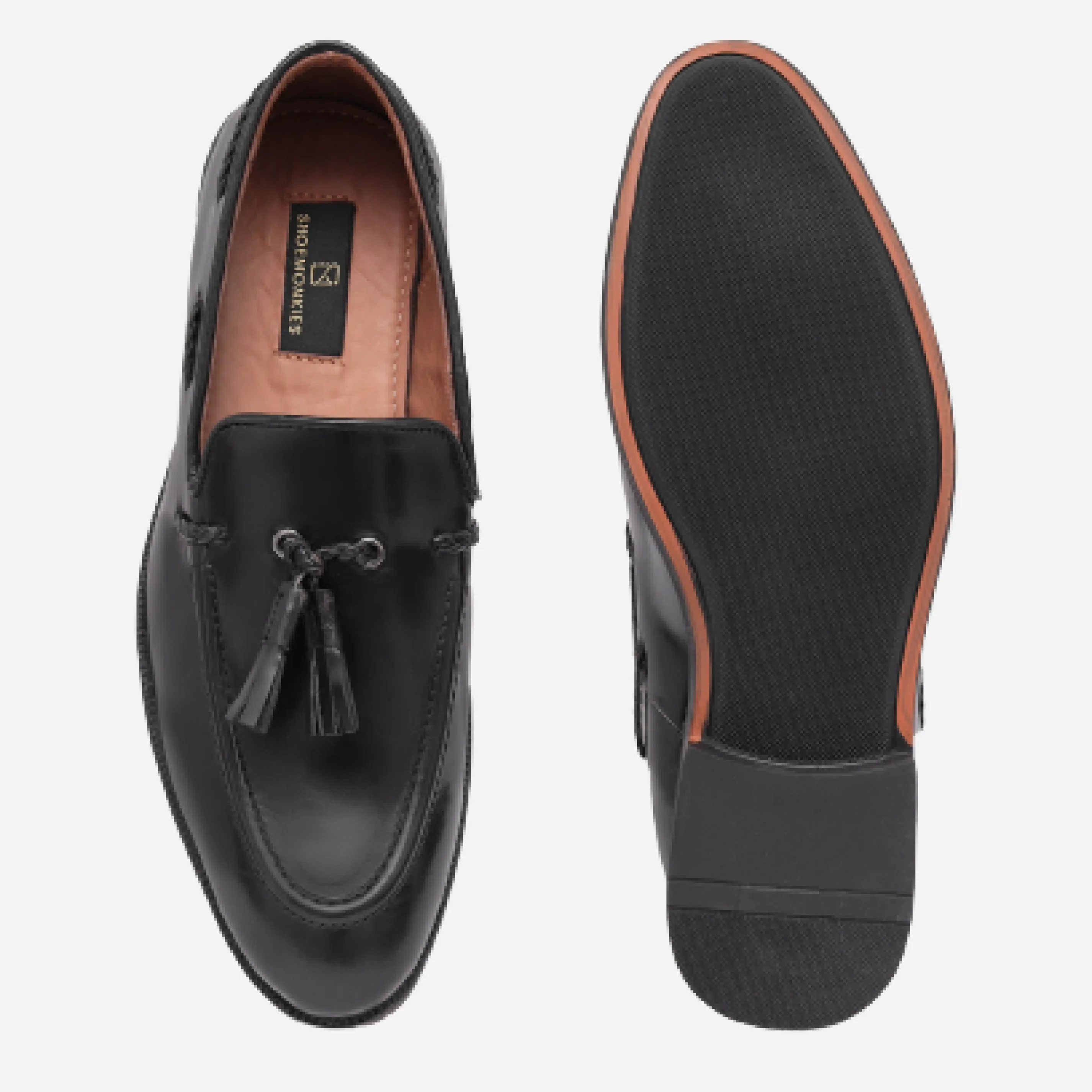 Leather Tassel Loafer - Cherry