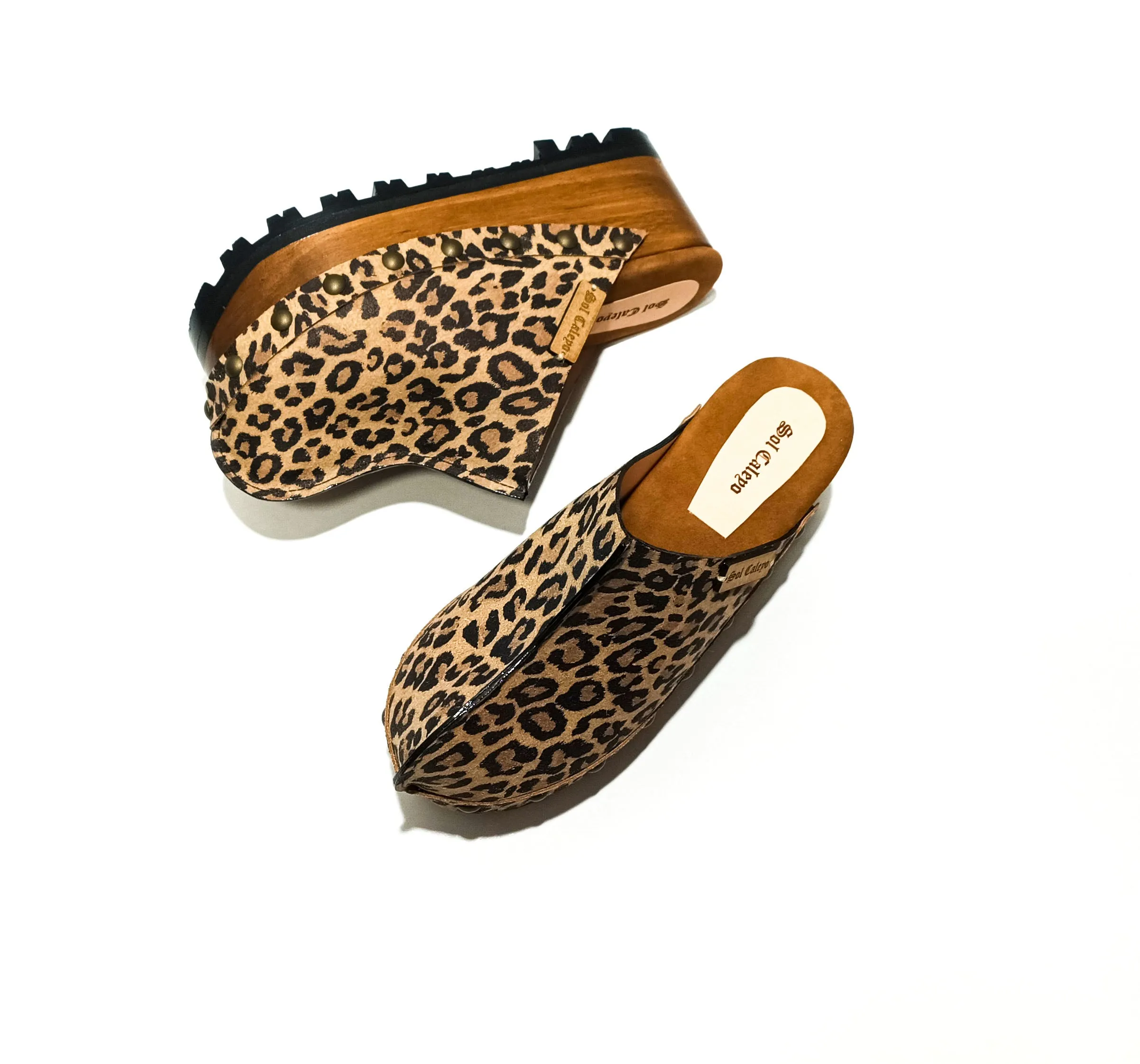 Leopard Clogs