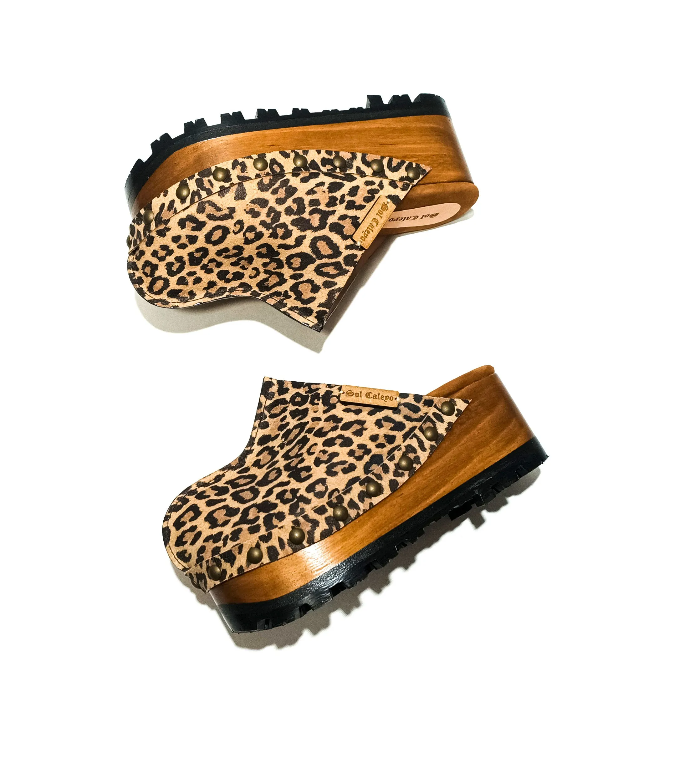 Leopard Clogs