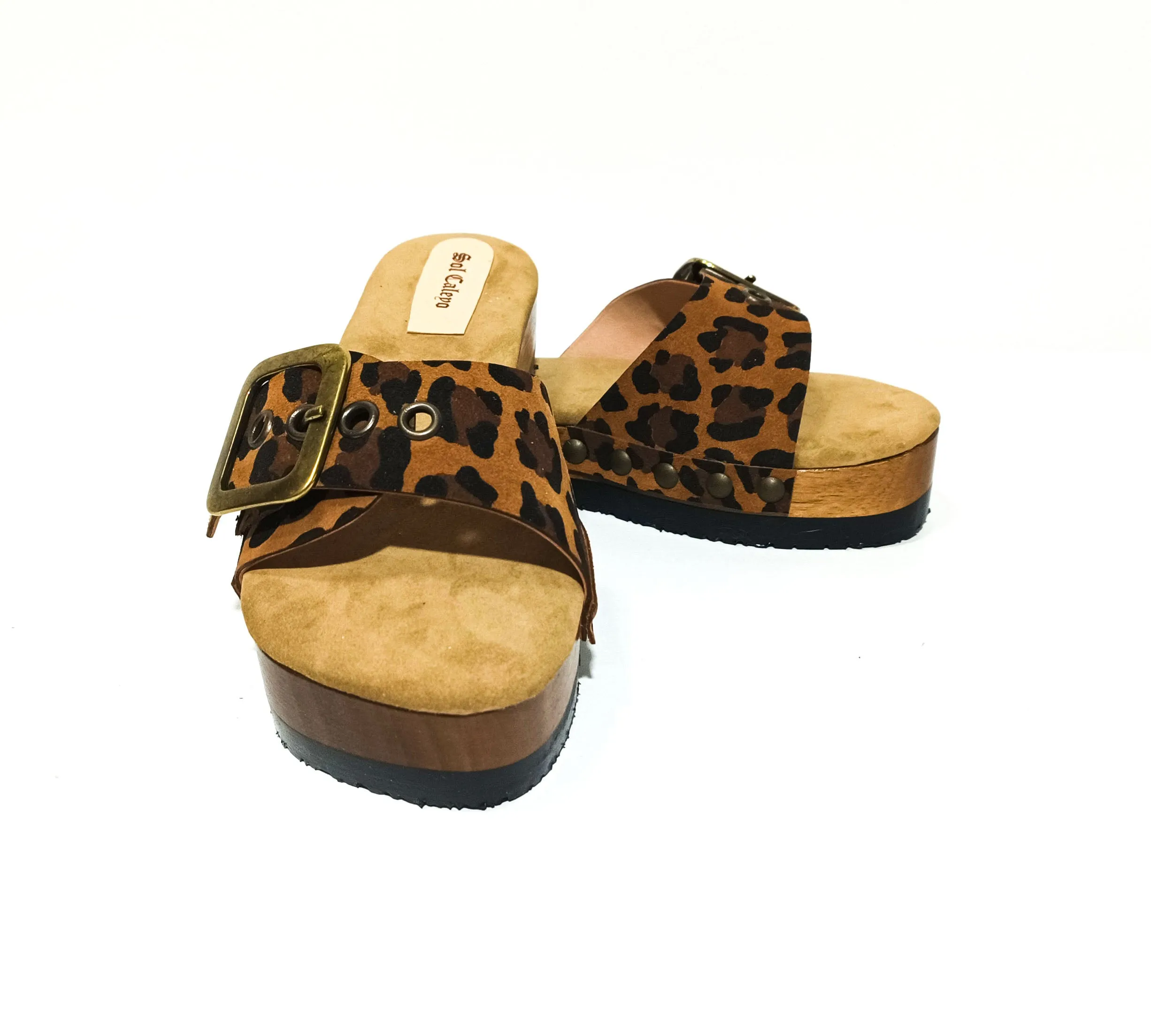 Leopard Print Sandals