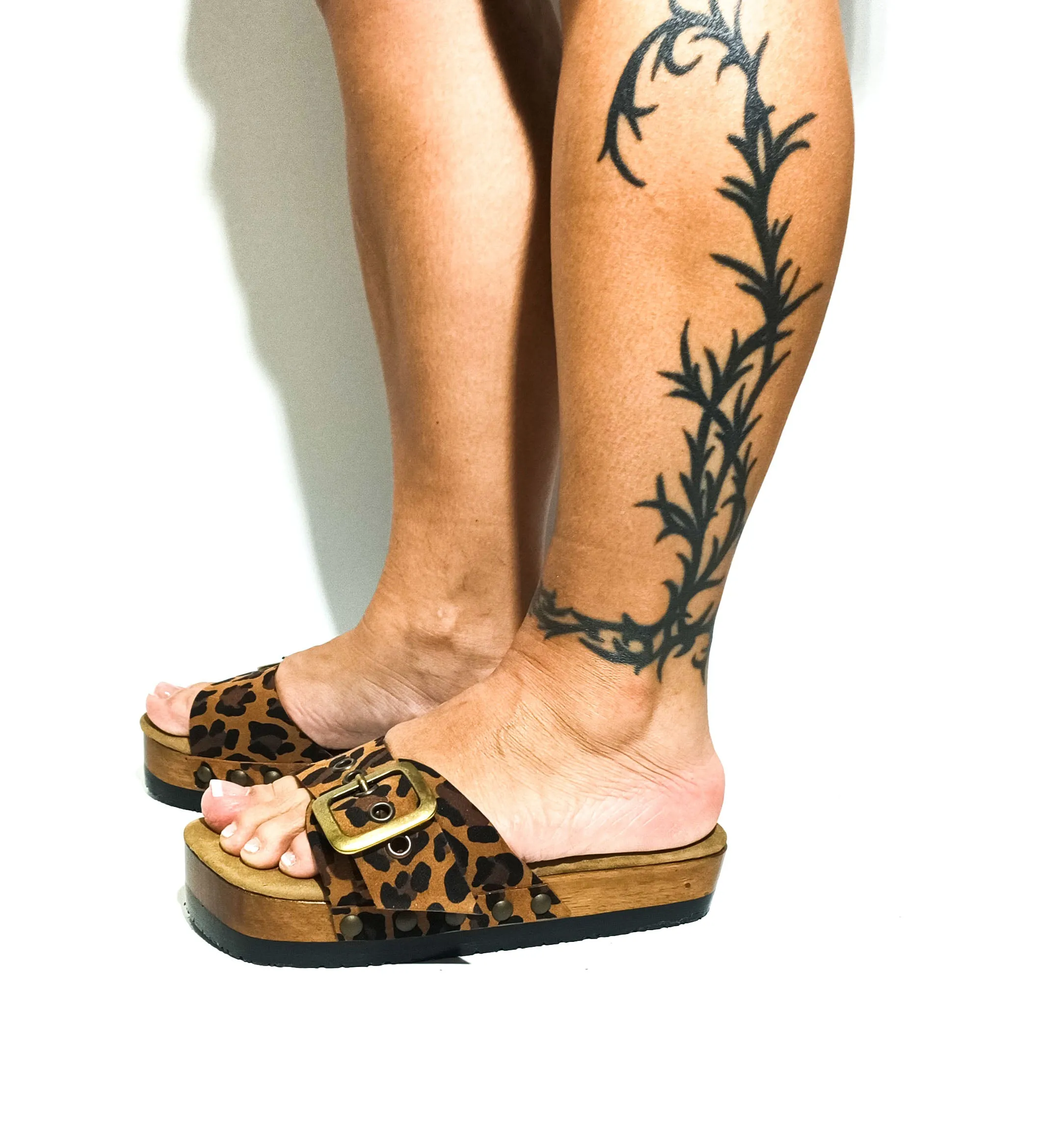 Leopard Print Sandals