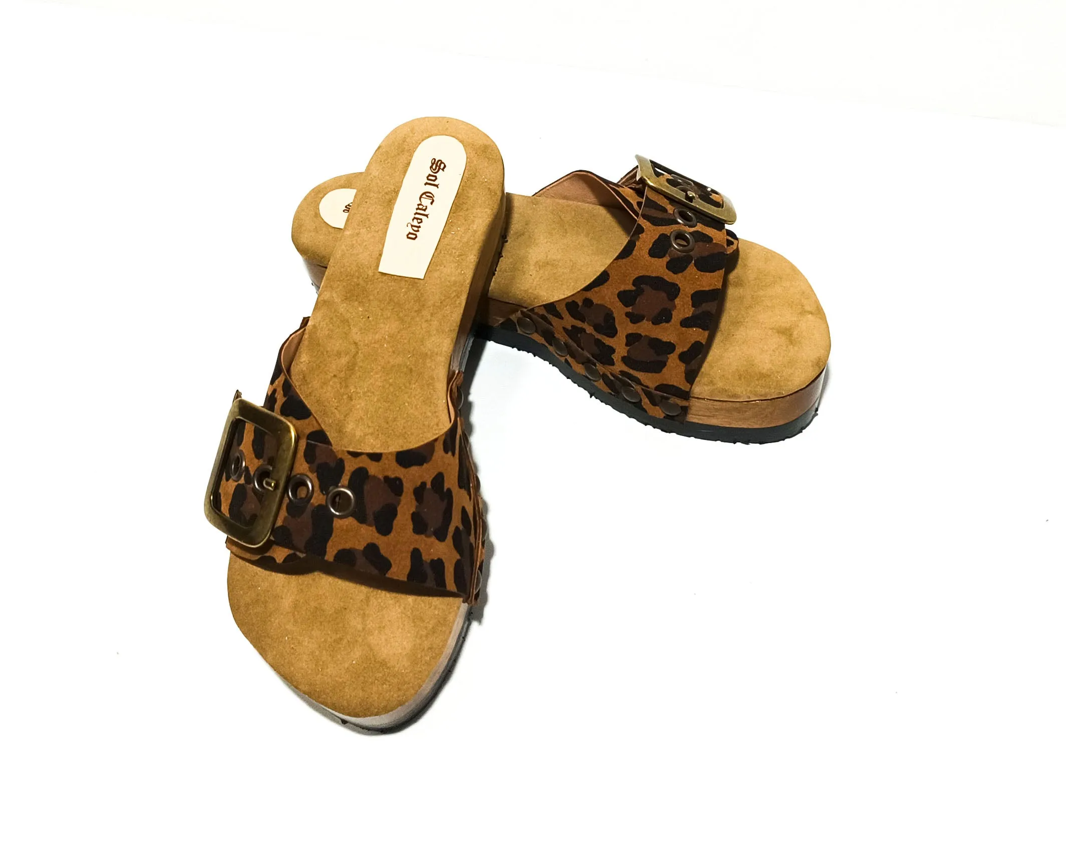 Leopard Print Sandals