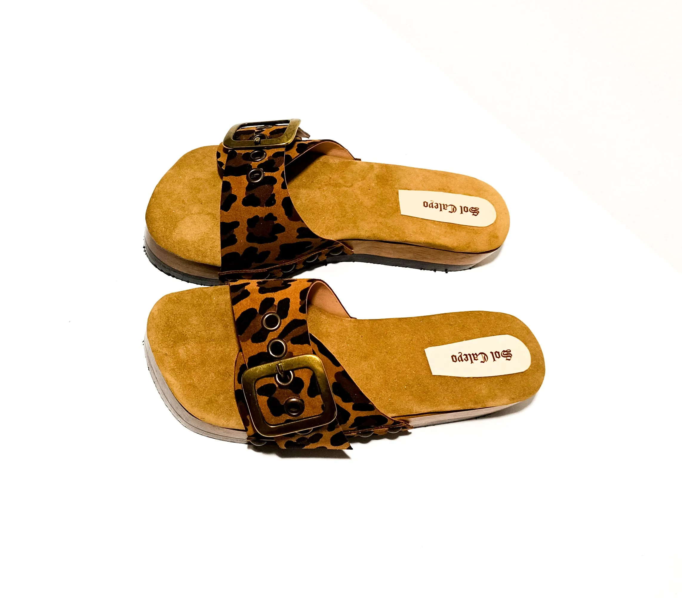 Leopard Print Sandals