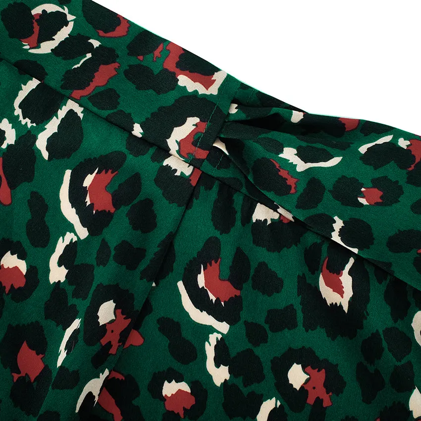 Leopard Verde Skirt