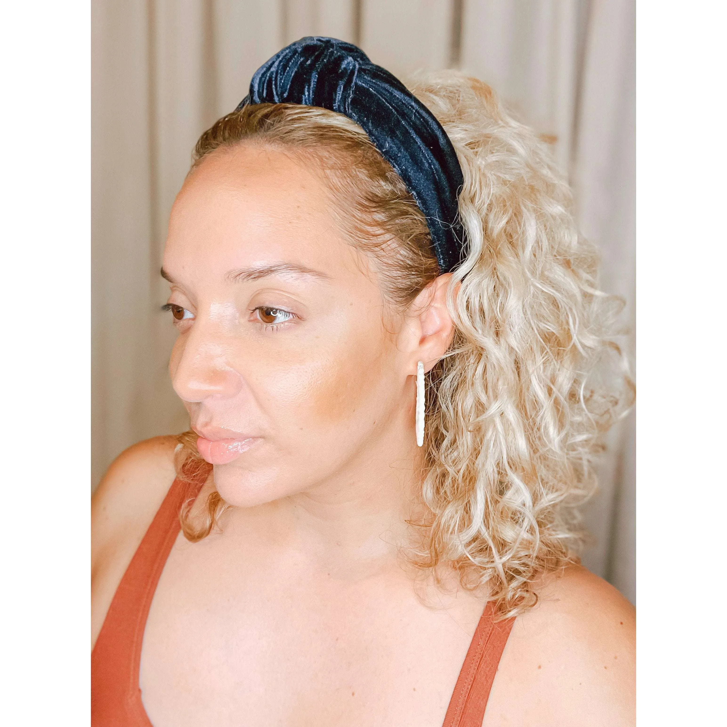 Lia Headband (Navy)