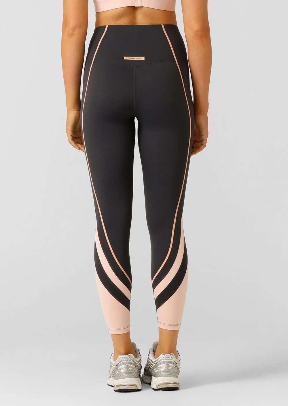 Lorna Jane Embrace Your Pace Pocket Ankle Biter Leggings - Dark Titanium Multi