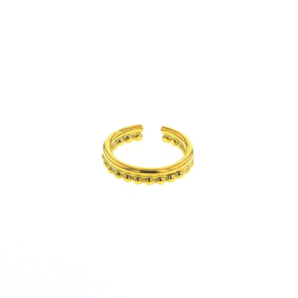 Lotus Gold Vermeil Drift Ring