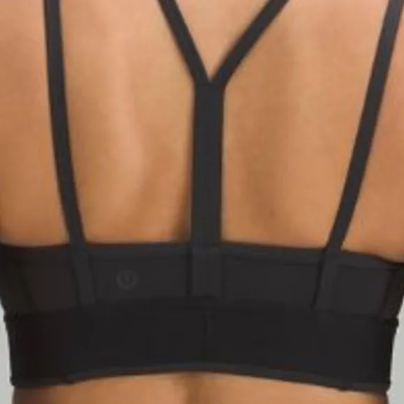 Lululemon Logo Train Strappy Bra Light Support