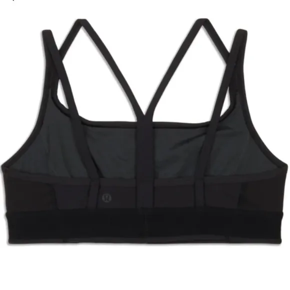 Lululemon Logo Train Strappy Bra Light Support