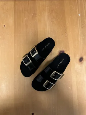 Madden Girl Black Bodiee Sandal