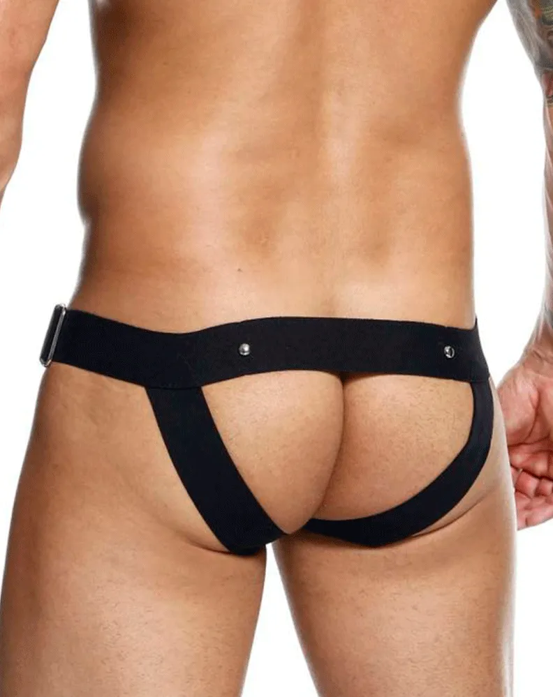 Malebasics Dmbl01 Dngeon Cockring Jockstrap Army Red