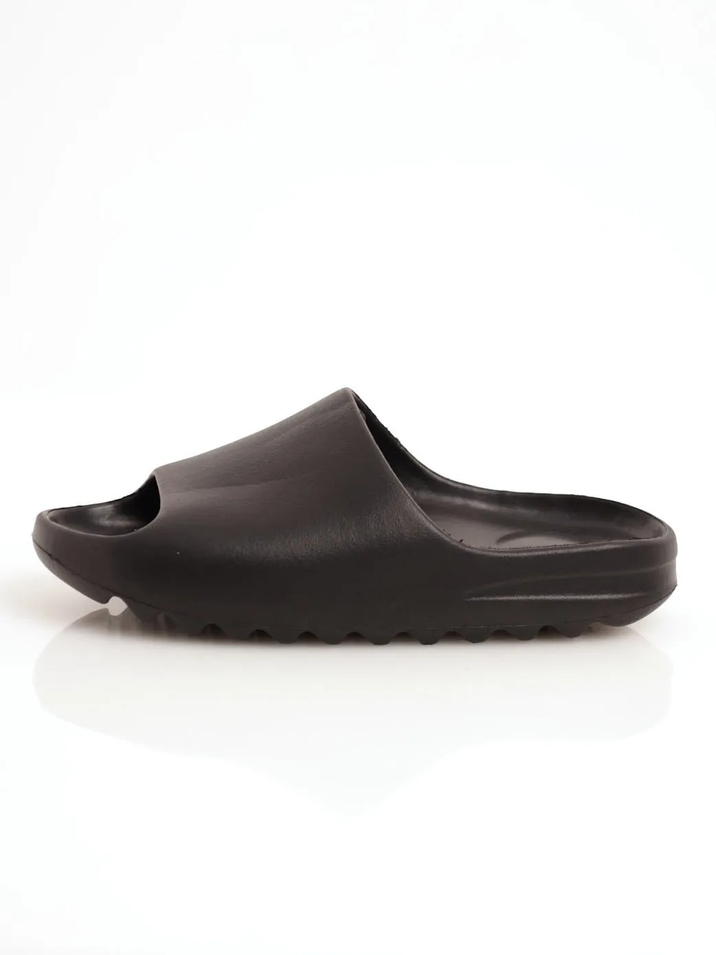 Men's Chunky Fully Moulded EVA Slide Sandal - Black